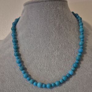 Natural Turquoise Necklace,Matching Braclet
